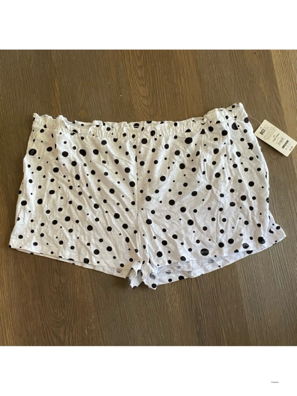 White Polka Dot Shorts